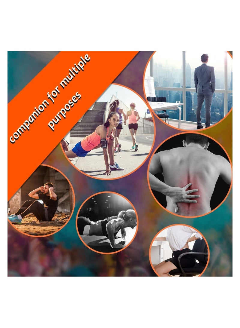 Stabilizing Lumbar Lower Back Brace Support Belt with Dual Breathable Waist for Sciatica Herniated Disc Scoliosis Back Pain Relief