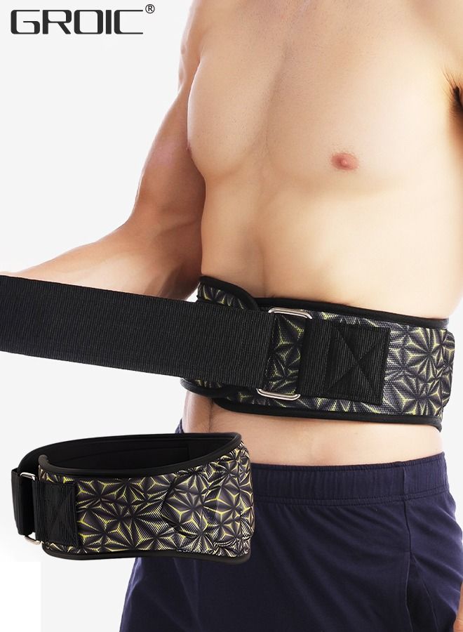 Weight Lifting Belt Strength Weightlifting Belt, Weight Belt for Workout on Fitness Equipment, Weight Lifting Back Support Workout belt for Lifting, Fitness, Cross Training and Powerlifting