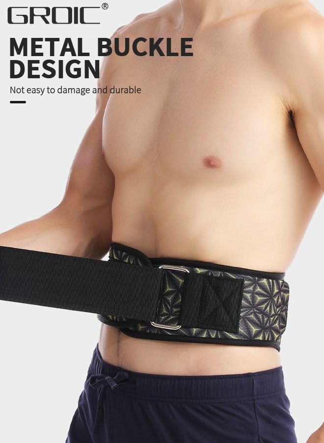 Weight Lifting Belt Strength Weightlifting Belt, Weight Belt for Workout on Fitness Equipment, Weight Lifting Back Support Workout belt for Lifting, Fitness, Cross Training and Powerlifting