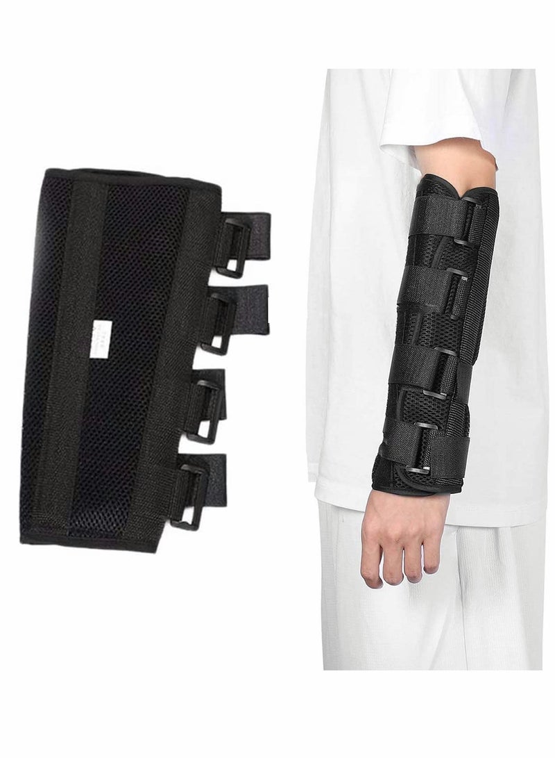 Arm Splint Support Elbow Fracture Immobilizer Protector for Cubital Tunnel Ulnar Nerve Injuries Night Stabilizer Sleeve Fixing Brace of Joint (M)
