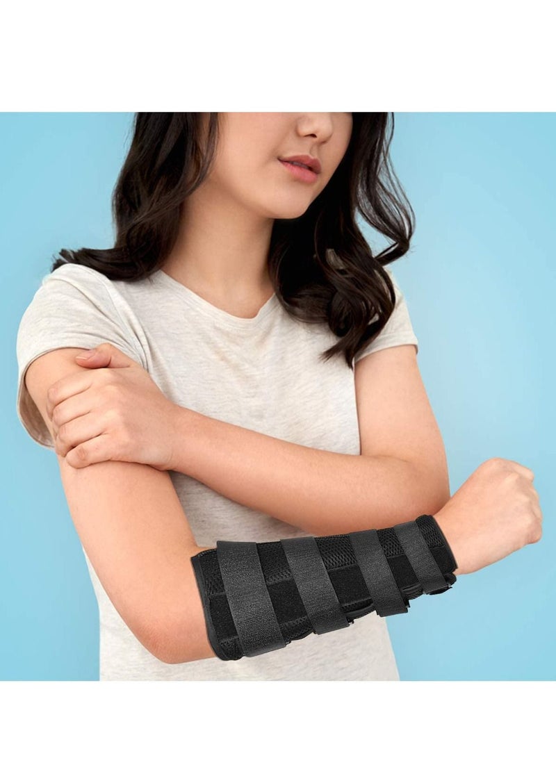 Arm Splint Support Elbow Fracture Immobilizer Protector for Cubital Tunnel Ulnar Nerve Injuries Night Stabilizer Support Sleeve Fixing Brace of Elbow Joint Arm Splint M