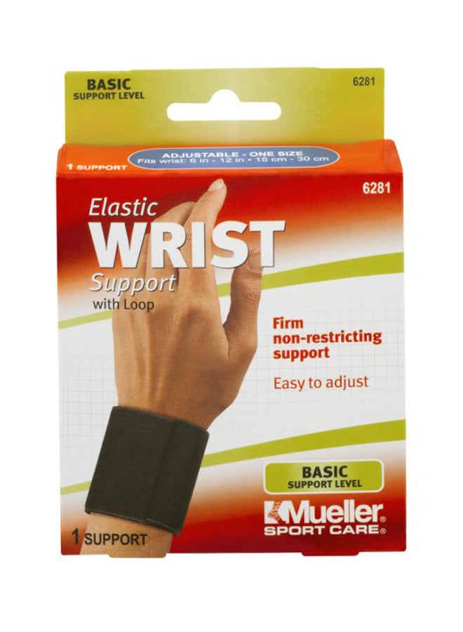 Elastic Wrist Support With Loop - One Size One Size