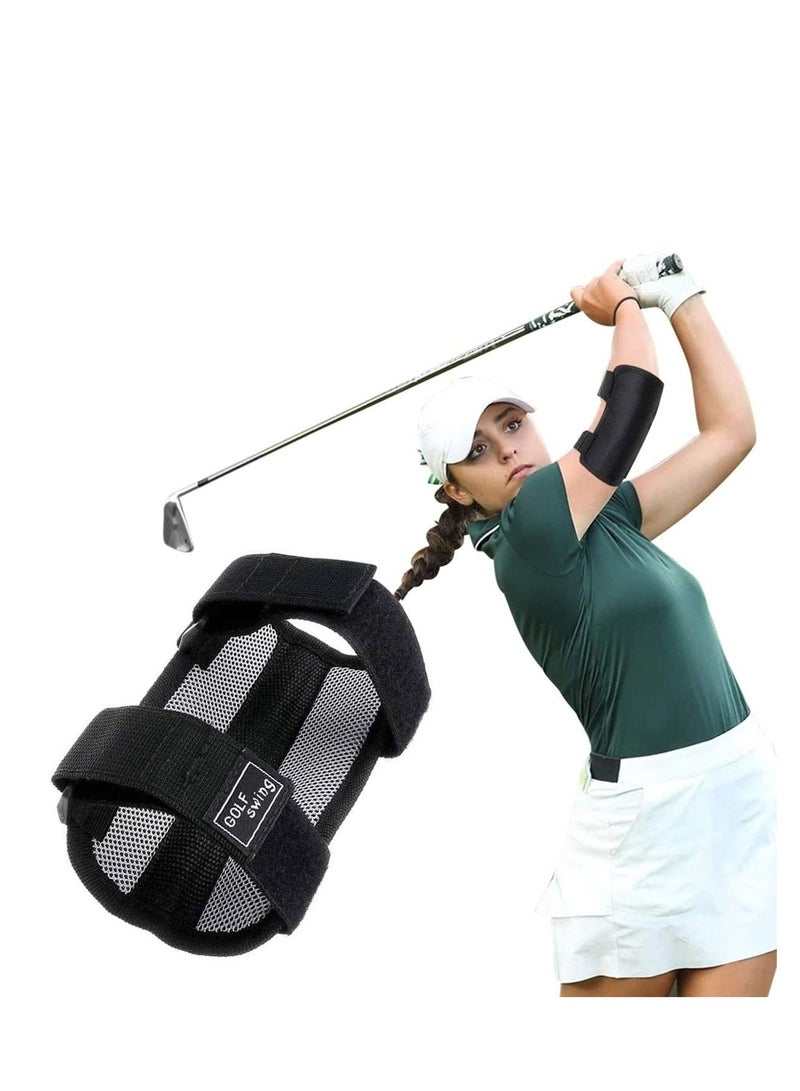 Golf Swing Training Aid, Golf Swing Trainer, Straight Arm Golf Training Aid with TIK-Tok Sound, Golf Swing for Beginners Training, Practicing Posture Corrector for Golfers