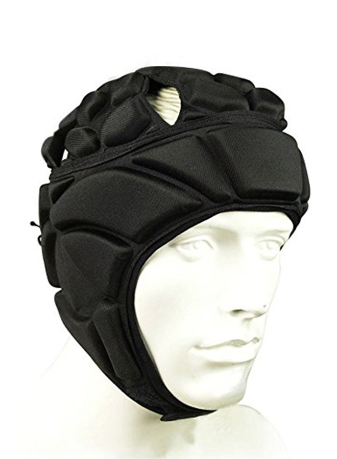 Men's Sport Goalkeeper Adjustable Soccer Goalie Helmet Head Protector Support 8.13x23.37inch