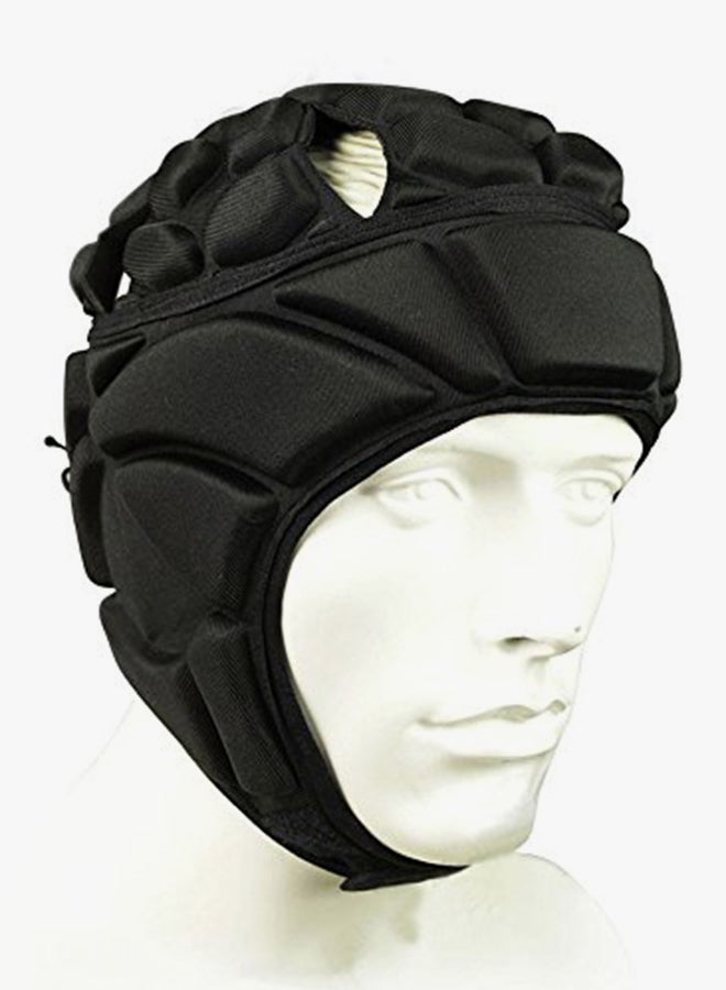 Men's Sport Goalkeeper Adjustable Soccer Goalie Helmet Head Protector Support 8.13x23.37inch