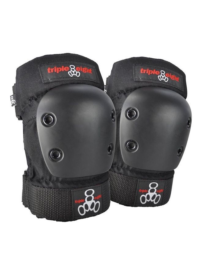 Park Skateboarding Pad Set With Kp 22 Knee Pads And Ep 55 Elbow Pads, Small , Black