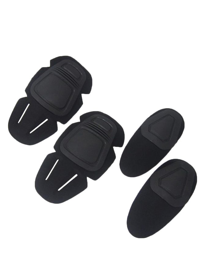 Pair Of 2 Combat Tactical Knee And Elbow Pad