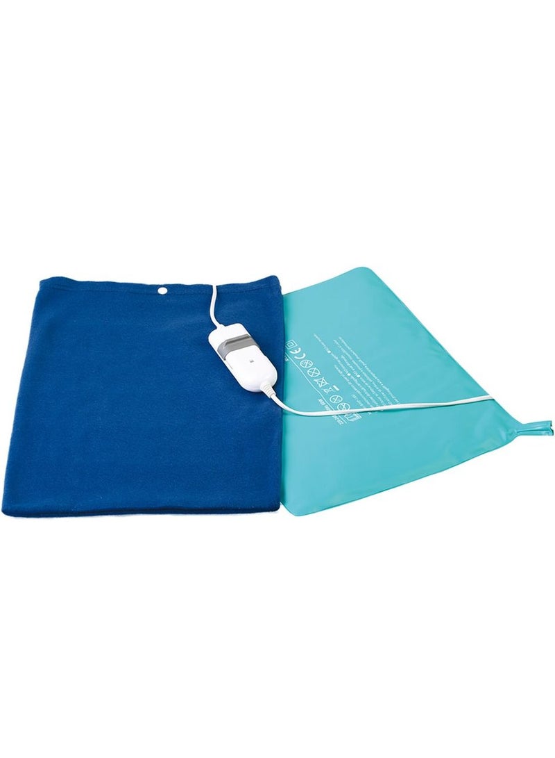 Electric Calming Heating Pad with 3 Relaxing Combination Blanket Shawl Massager Therapy for Muscles & Relax Neck Shoulder Back and Body Pain