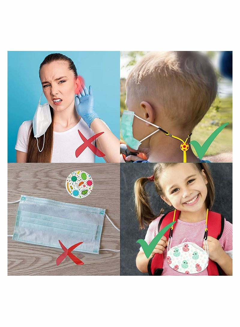 Face Masks Lanyard for Kids, Adjustable Chain Mask Holder Strap