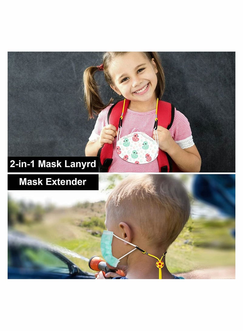 Face Masks Lanyard for Kids, Adjustable Chain Mask Holder Strap