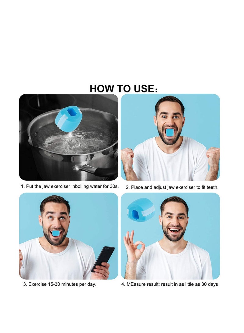 Jaw Exerciser Face and Neck Define Your Jawline Slim Tone