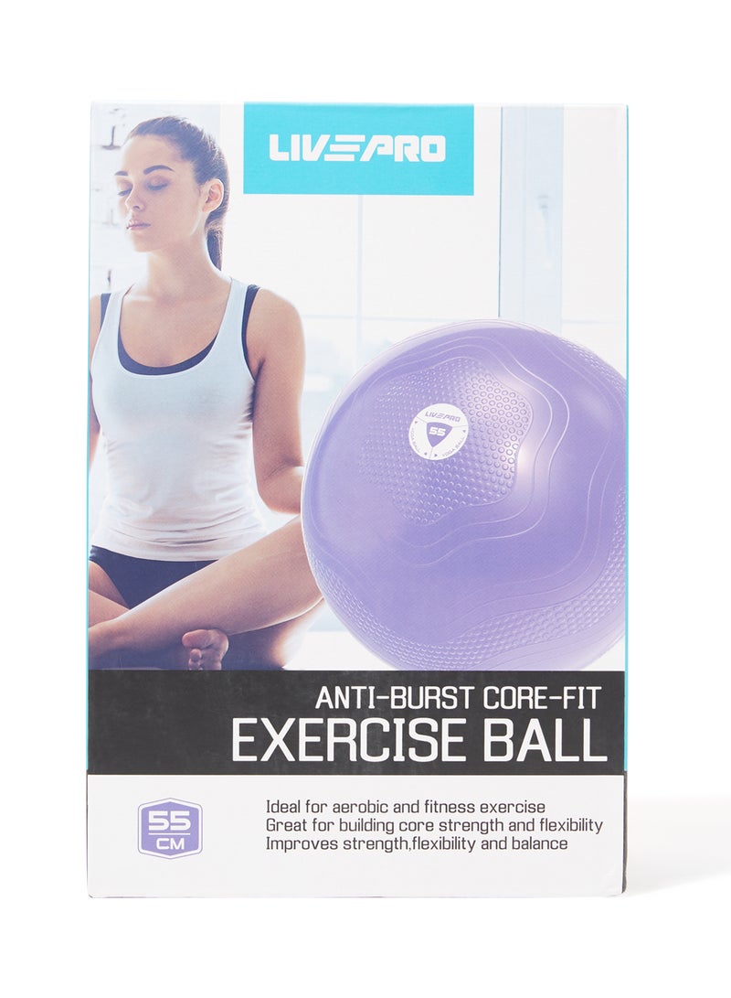 Anti-Burst Core-Fit Exercise Ball 55cm