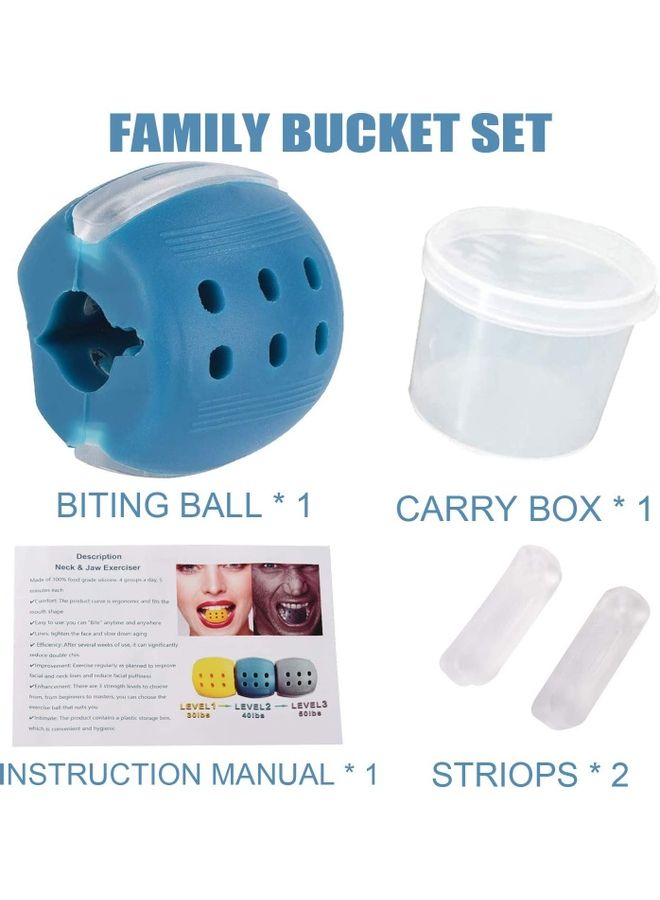 3-Piece Face Jawline Exercise Fitness Balls