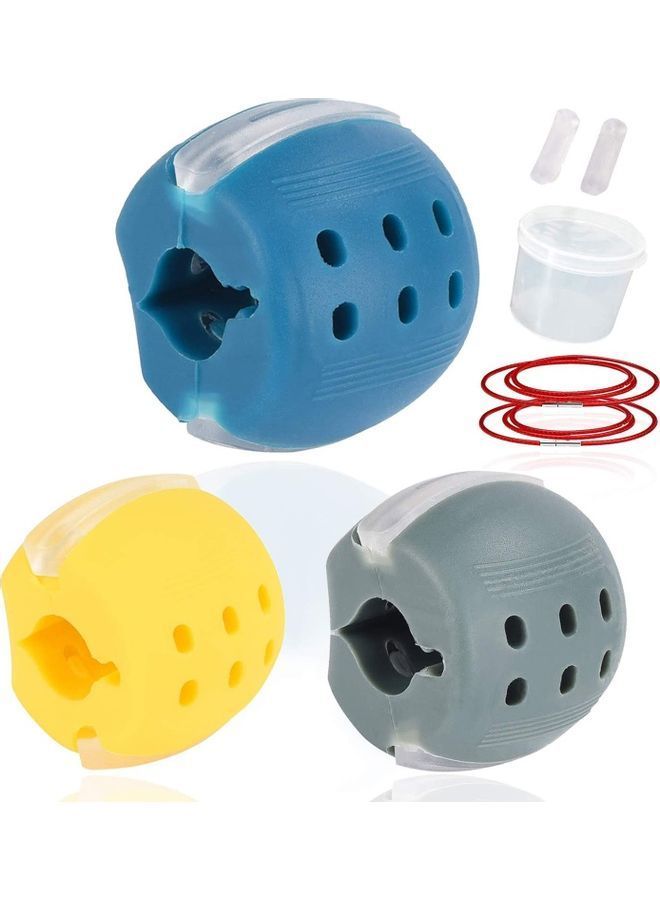 3-Piece Face Jawline Exercise Fitness Balls