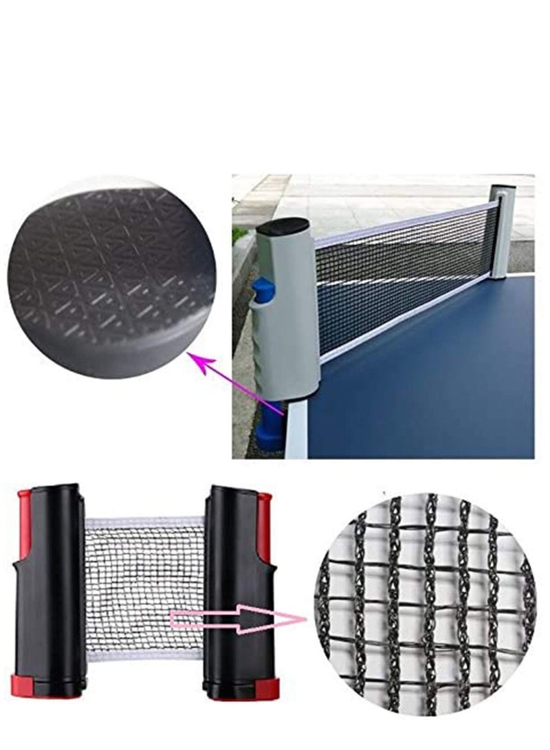 Portable Retractable Table Tennis Net Rack/Replacement Ping Pong Accessory