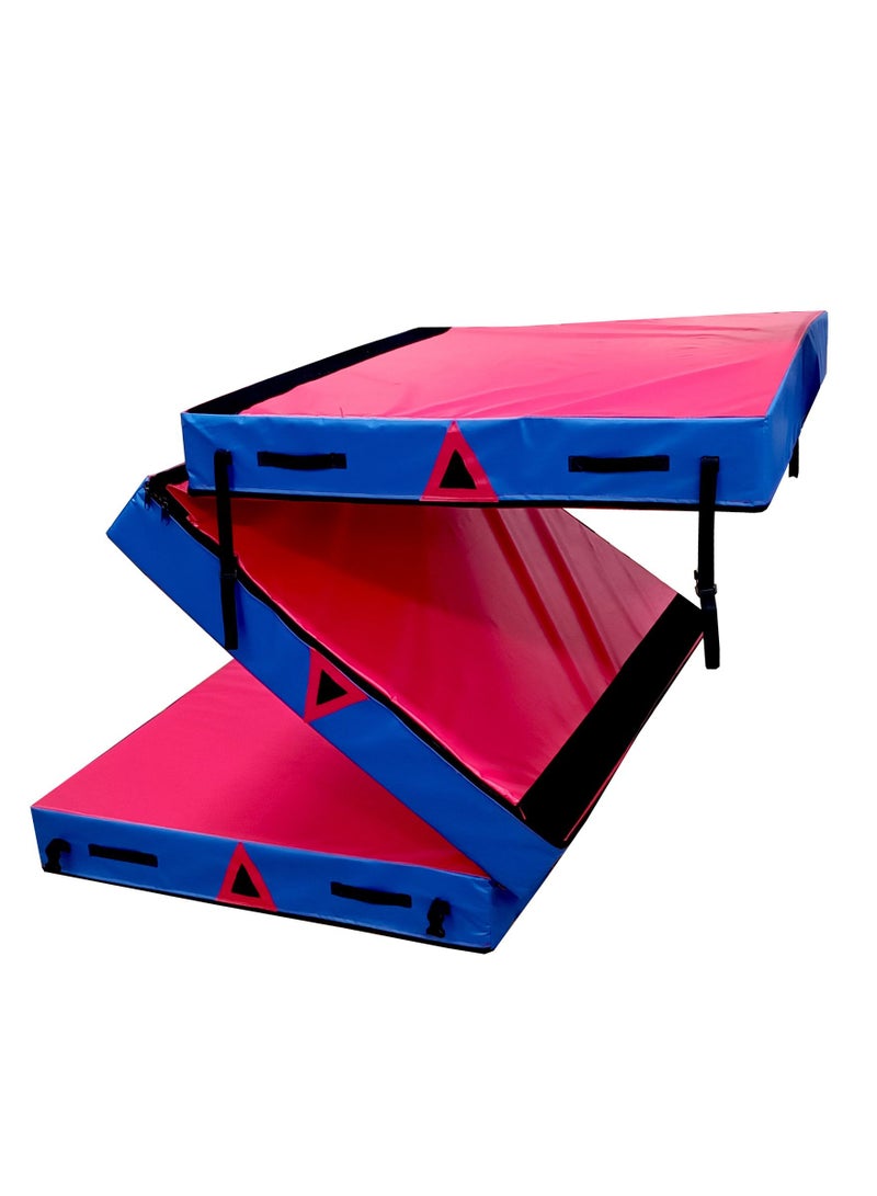 Dega Medium Mat connected pieces with Carrying Handles for Gymnastics