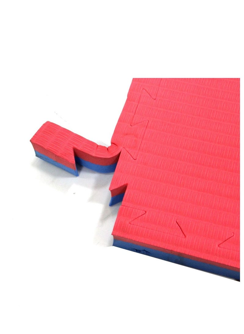 Judo mat 100x100 4cm taiwan red green