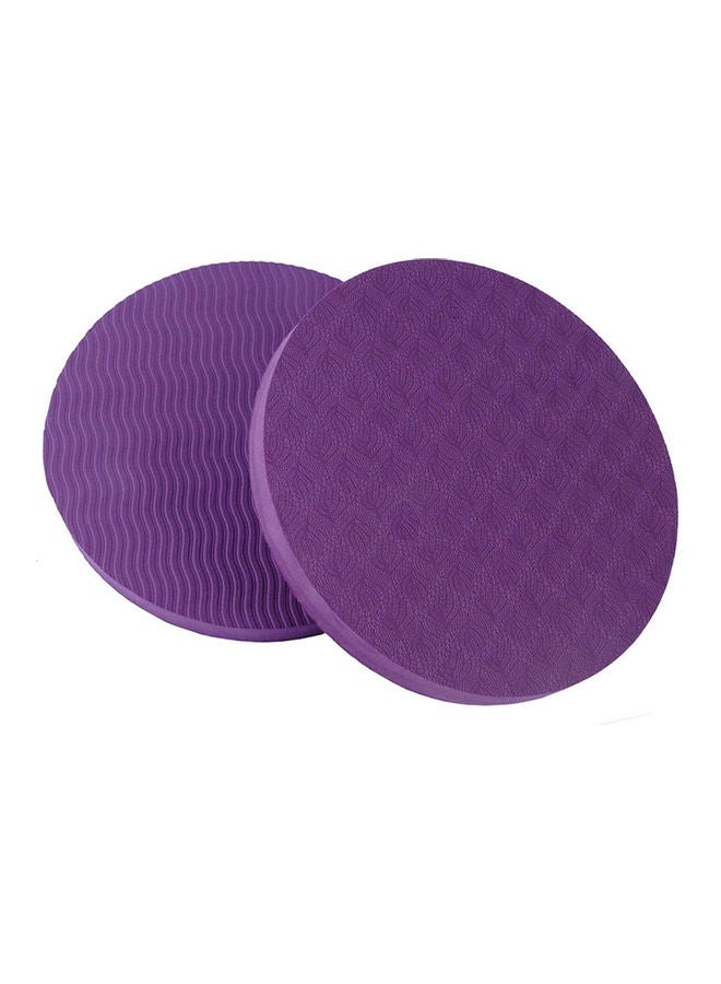 2Pcs Round Elbow Knee Pad Yoga Mat Fitness Plank Gym TPE Disc Protective Cushion 20*10*20cm