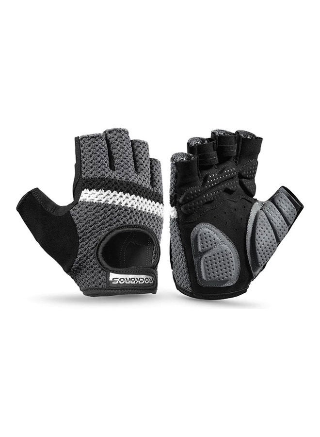 Half Finger Cycling  Training MTB Knitted Gloves 9-9.5cm