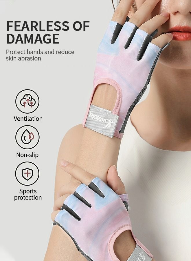 Weavke Gloves are All Protected, Gym Exercise Gloves, Refers to Joint Weight Weightless Gloves, Riding Gloves Silicone Shockproof Sports Gloves, Sports Protective Supplies