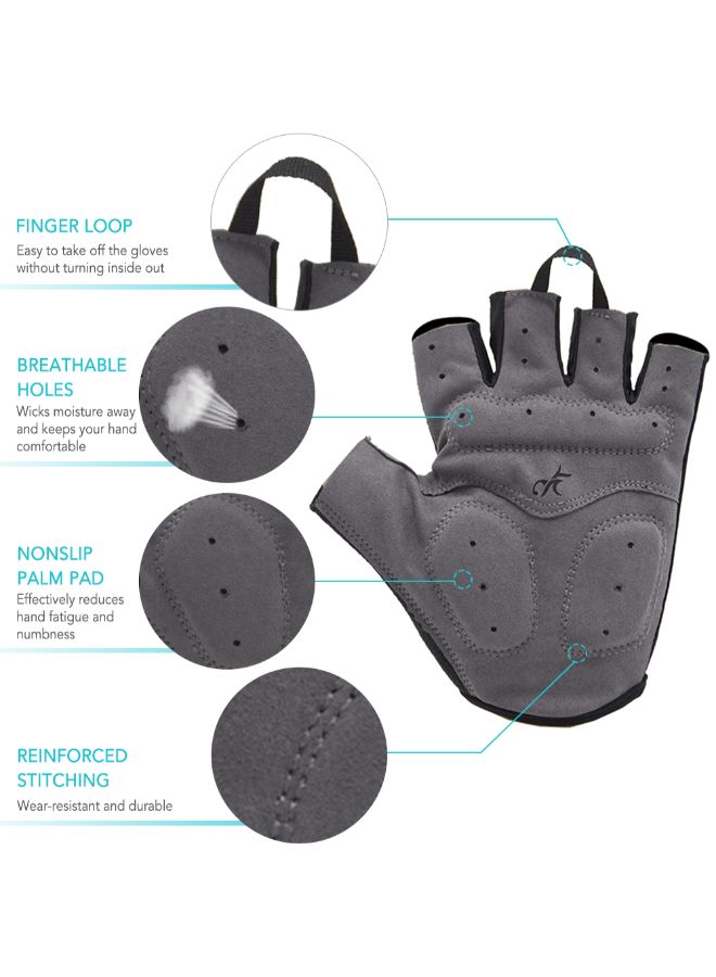2-Piece Half Finger Cycling Glove