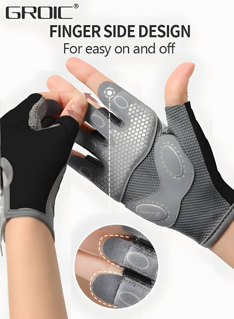 Weavke Gloves are All Protected, Gym Exercise Gloves, Refers to Joint Weight Weightless Gloves, Riding Gloves Silicone Shockproof Sports Gloves, Sports Protective Supplies