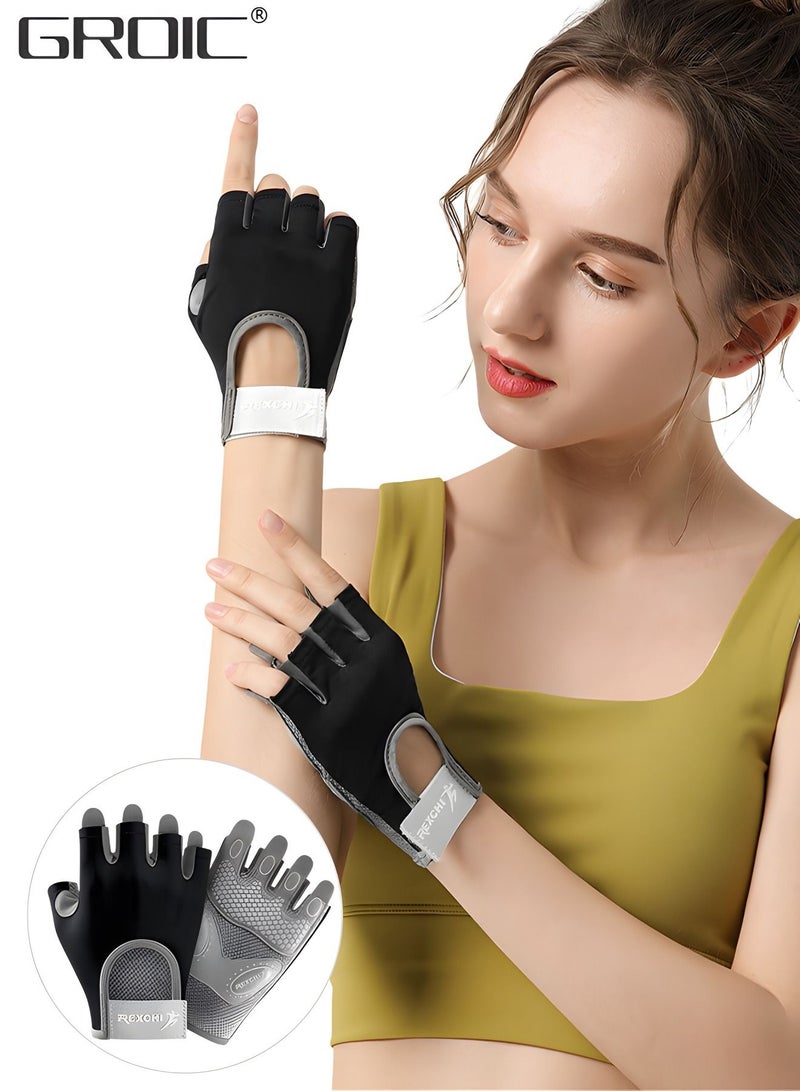 Weavke Gloves are All Protected, Gym Exercise Gloves, Refers to Joint Weight Weightless Gloves, Riding Gloves Silicone Shockproof Sports Gloves, Sports Protective Supplies