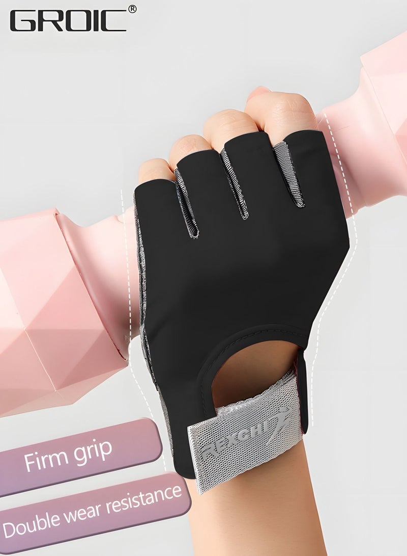 Weavke Gloves are All Protected, Gym Exercise Gloves, Refers to Joint Weight Weightless Gloves, Riding Gloves Silicone Shockproof Sports Gloves, Sports Protective Supplies