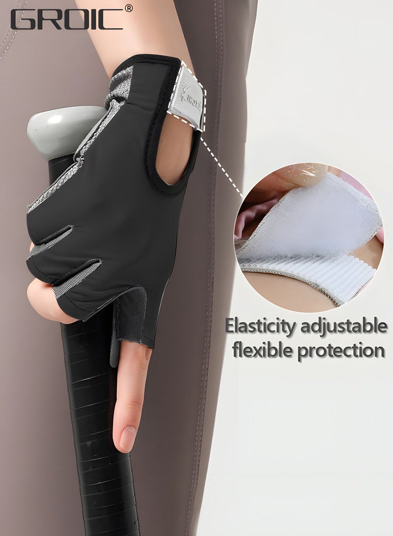 Weavke Gloves are All Protected, Gym Exercise Gloves, Refers to Joint Weight Weightless Gloves, Riding Gloves Silicone Shockproof Sports Gloves, Sports Protective Supplies