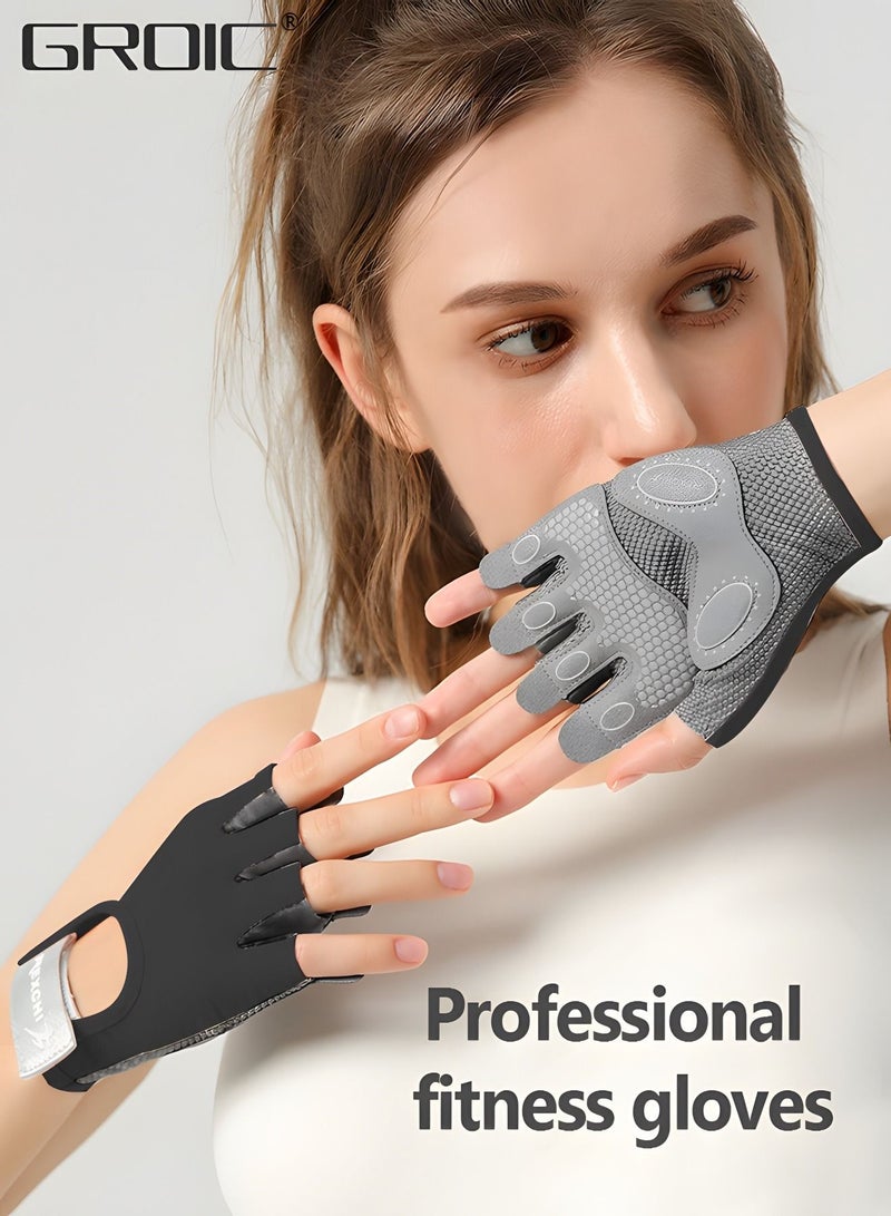 Weavke Gloves are All Protected, Gym Exercise Gloves, Refers to Joint Weight Weightless Gloves, Riding Gloves Silicone Shockproof Sports Gloves, Sports Protective Supplies