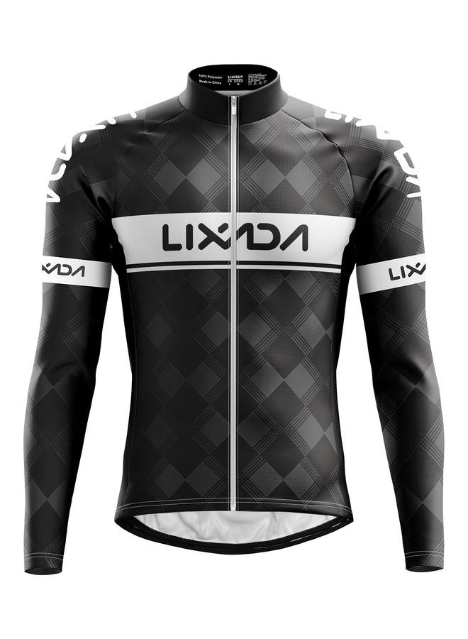 Lixada Cycling Clothing Set Windproof Long Sleeve Bicycle Jersey Jacket 35 x 5 x 28cm