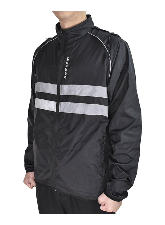 Windproof Hooded Breathable Cycling Jacket