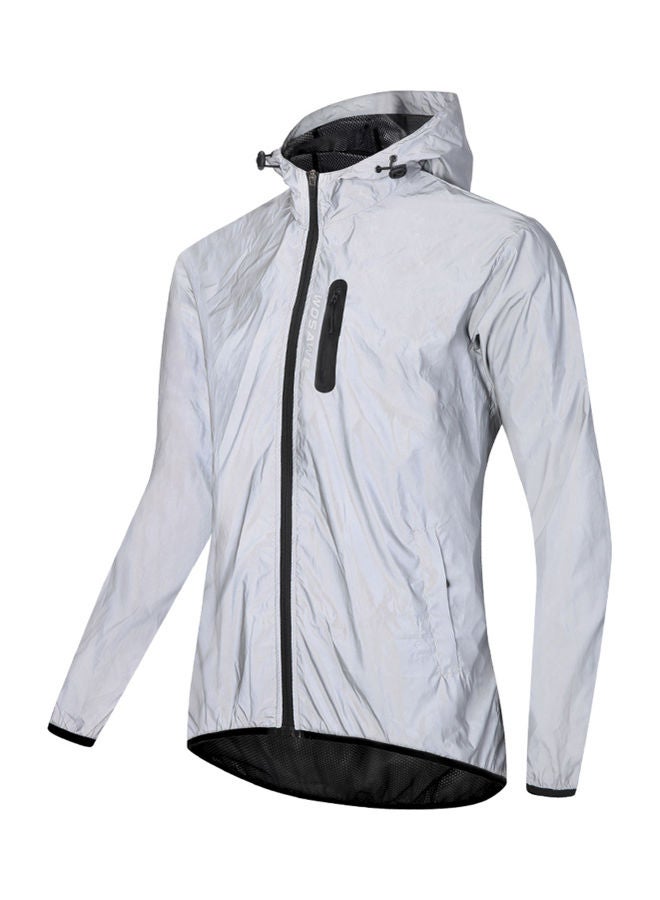 Waterproof Reflective Hooded Jacket 3XL