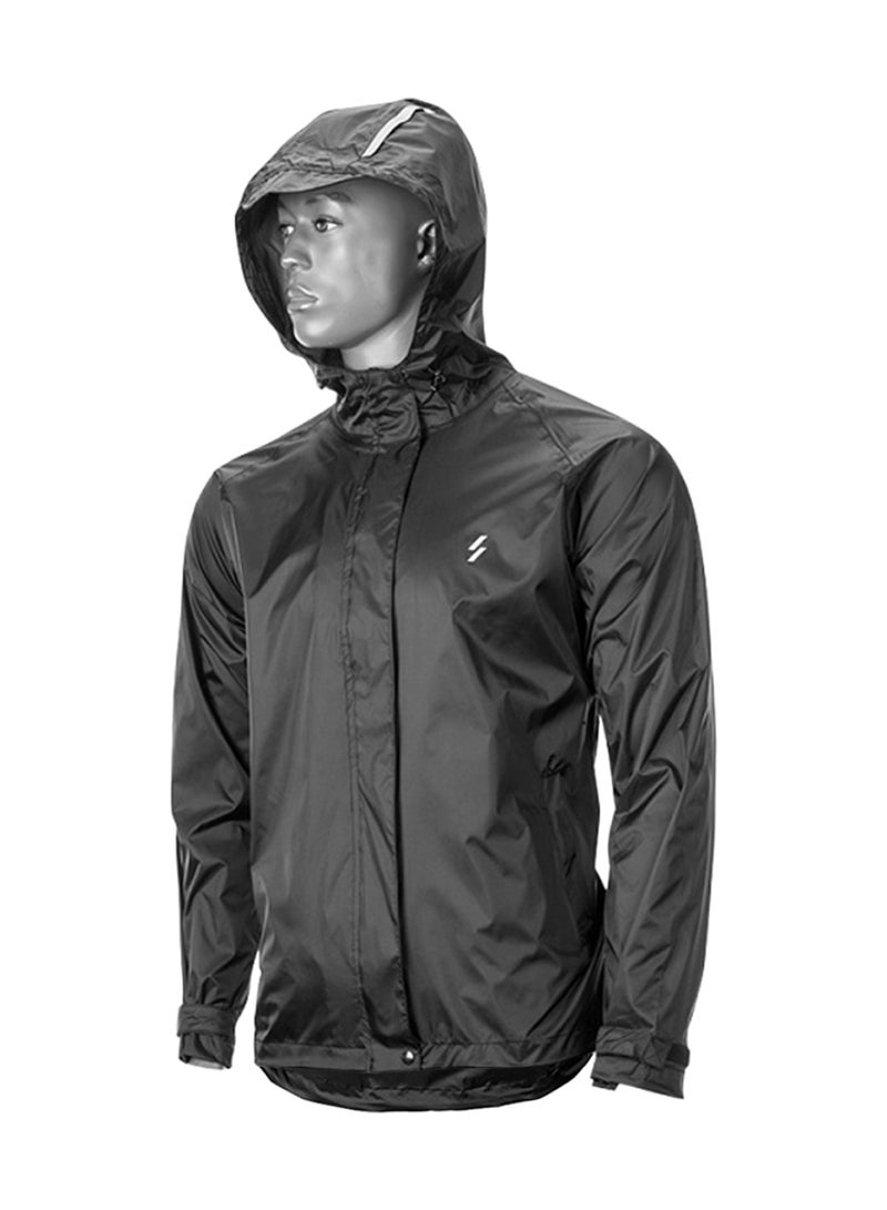 Waterproof Hooded Cycling Jacket M