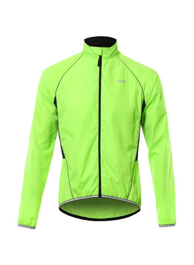 Reflective Long Sleeves Cycling Jacket L
