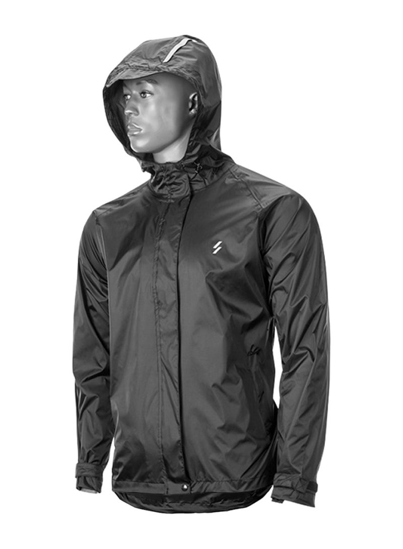 Waterproof Hooded Cycling Jacket XL