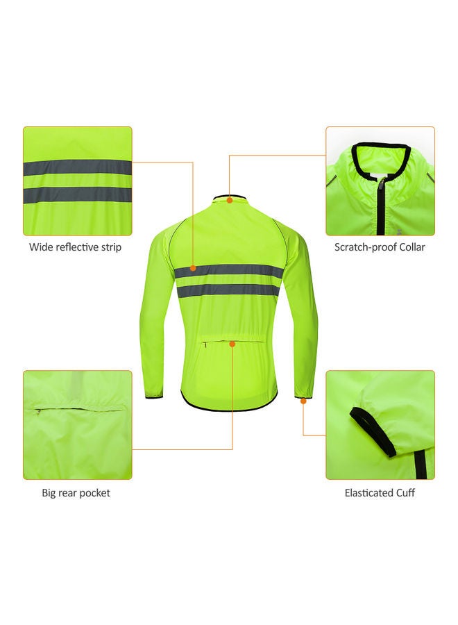 Reflective Long Sleeve Cycling Jacket 28x1x25cm