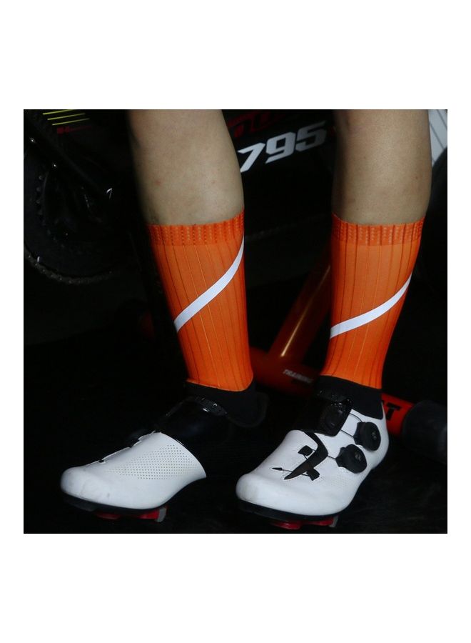 Reflective Striped Breathable Sports Socks