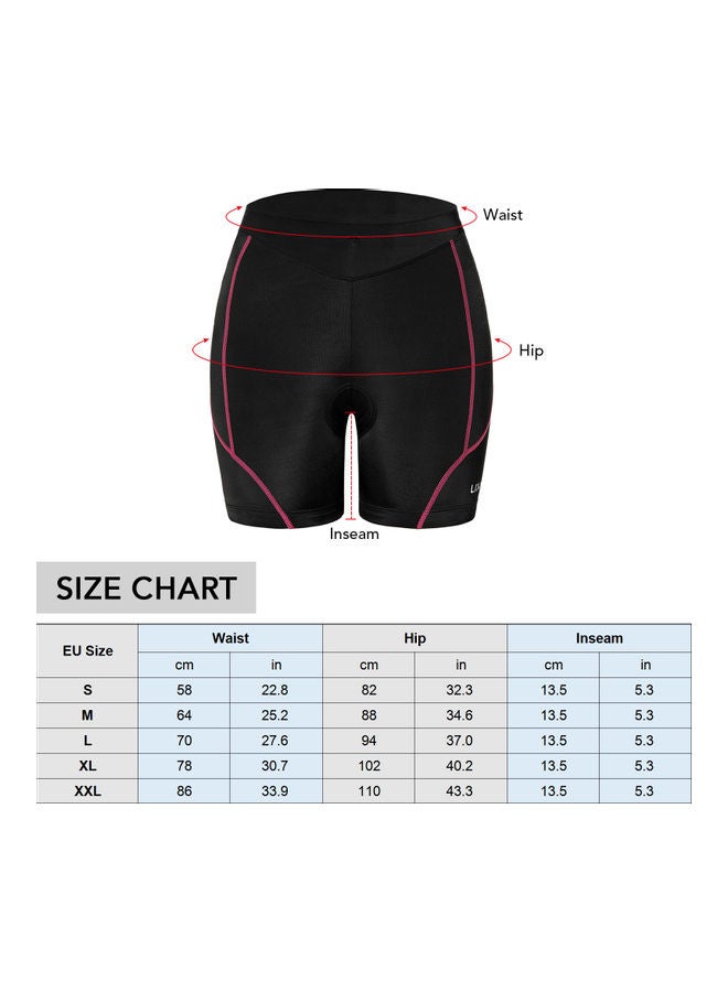 Women 3D Padded Underwear Cycling Shorts S