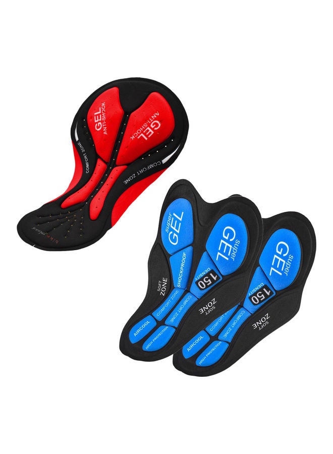 3-Piece Cycling Shorts Gel Pad One Size