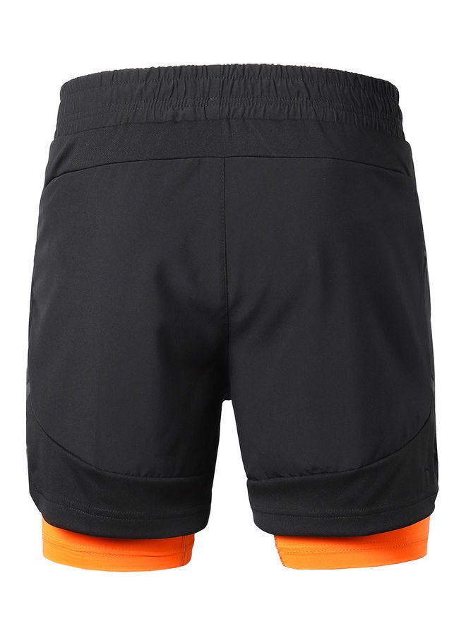 Men 2 in 1 Quick Drying Breathable Jogging Shorts XXL