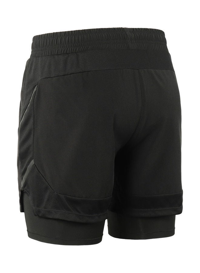 Men 2 in 1 Quick Drying Breathable Jogging Shorts XXL