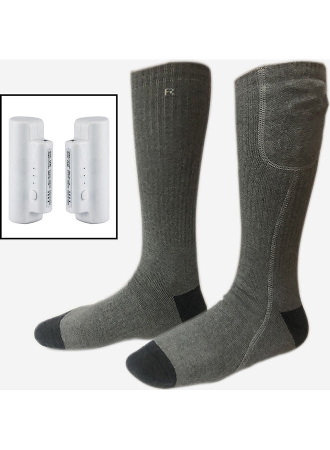 Pair Of Electric Heated Socks 24 x 32cm