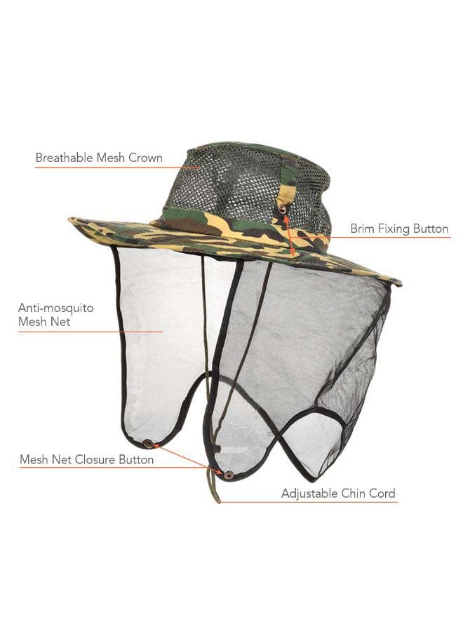 Outdoor Fishing Jacket Vest With Sun Hat