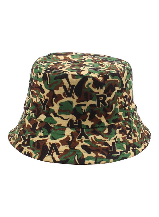 Double Side Sun Proof Letters Printed Bucket Hat