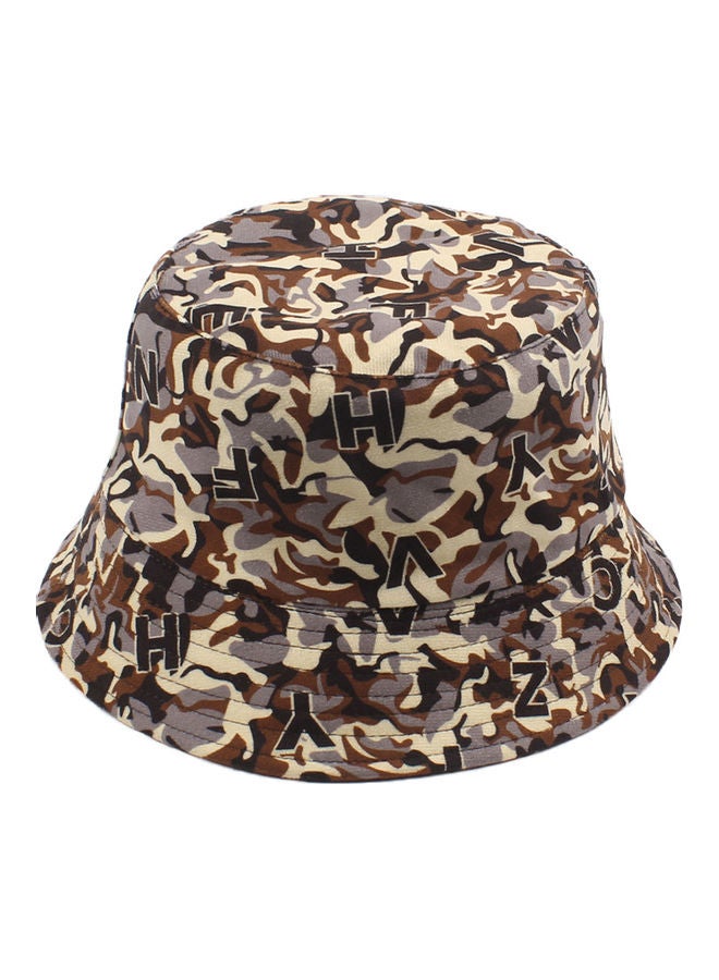 Letters Printed Bucket Hat
