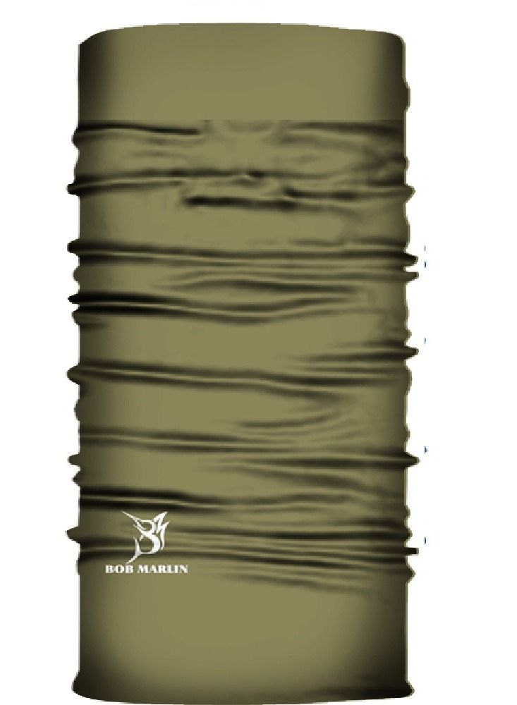 Bob Marlin UV+Protection Face Shield Bandana BM Army Green