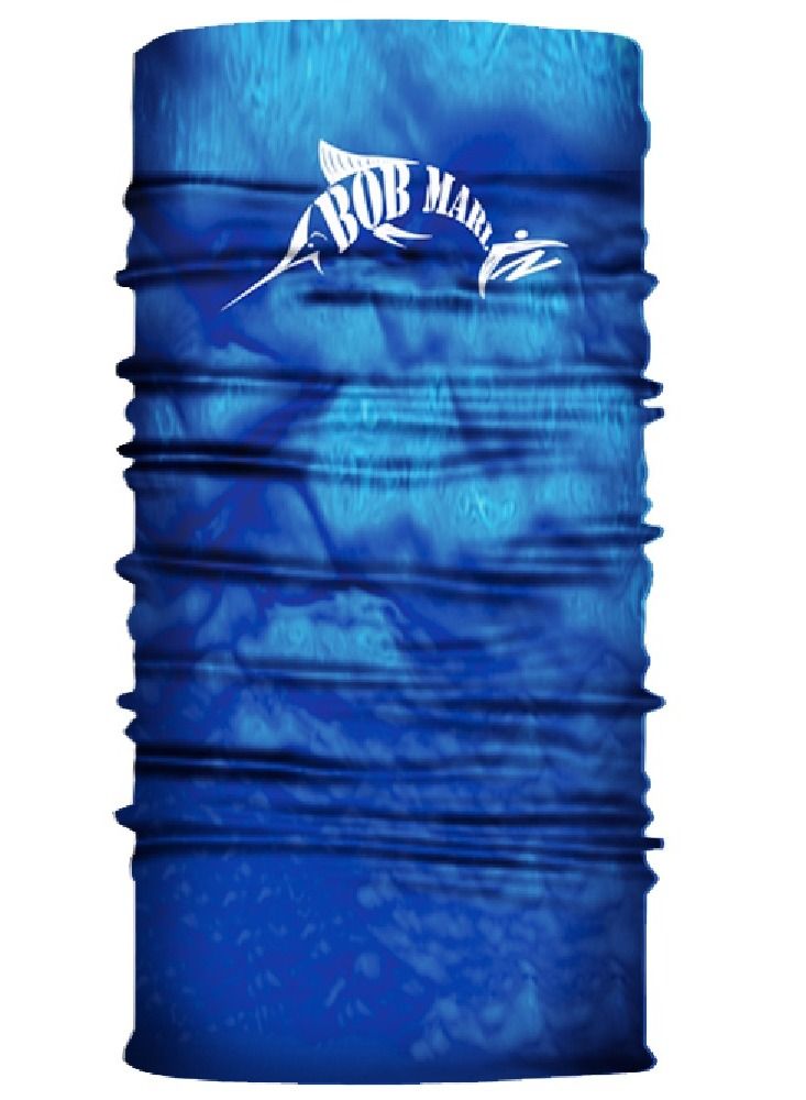 Bob Marlin UV+Protection Face Shield Bandana Ocean Blue