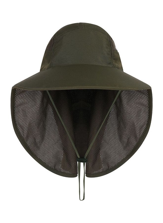 Breathable Sun Protection Hat With Mesh Neck Flap