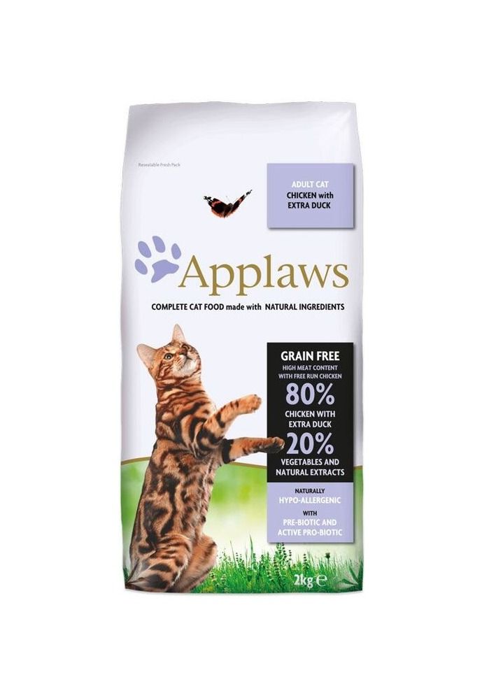 Applaws Chicken & Duck Adult For Cat Dry Food(2kg)